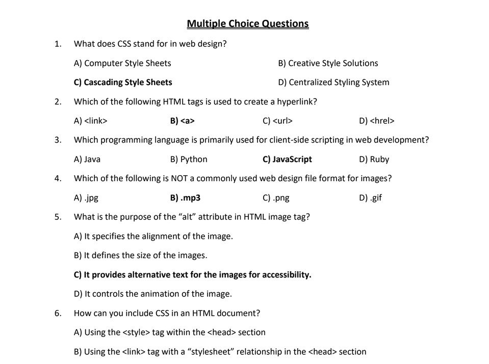 Web Design Written Final Set – NSDA Level 3 (Free PDF Download)
